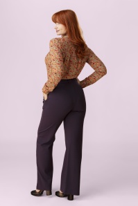 Surkana - Serana rechte pantalon in paars 2