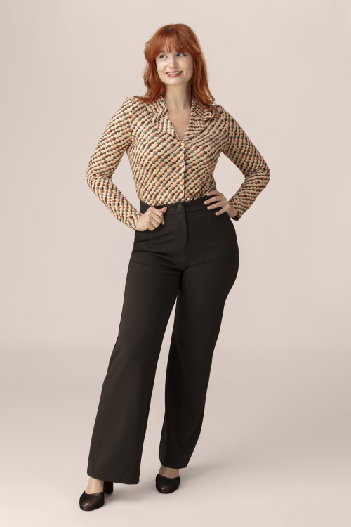 Surkana - Serana rechte pantalon in paars