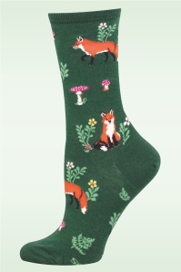 Socksmith - Chaussettes Foxy Fellow en vert