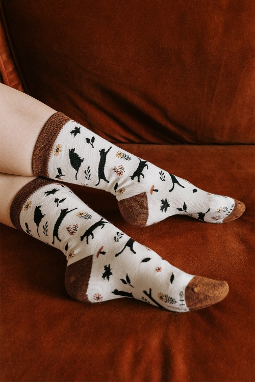 Socksmith - Winter Cardinal sokken in blauw