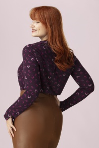 Surkana - Page Paisley Blouse in Purple 2