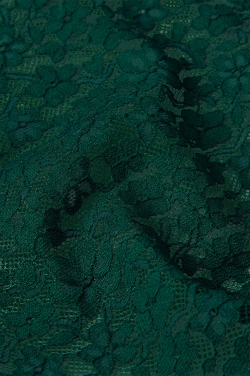 King Louie - Elia Liana Lace Blouse in Botanical Green 4
