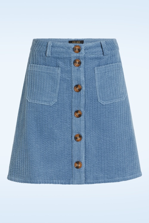 King Louie - Garbo Birch Cord rok in lavendel
