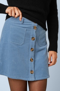 King Louie - Garbo Birch Cord rok in lavendel 2