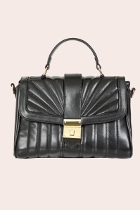 Banned Retro - Sac à main matelassé Retro Charmer en noir