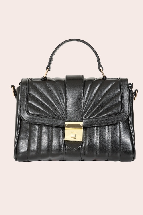 Banned Retro - Sac à main matelassé Retro Charmer en noir
