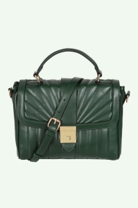 Banned Retro - Sac à main matelassé Retro Charmer en vert 4