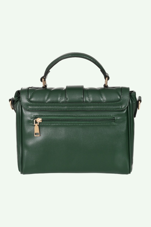 Banned Retro - Sac à main matelassé Retro Charmer en vert 2