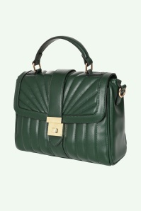 Banned Retro - Sac à main matelassé Retro Charmer en vert 6