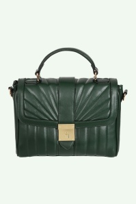 Banned Retro - Sac à main matelassé Retro Charmer en vert