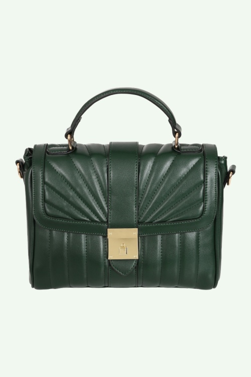 Banned Retro - Sac à main matelassé Retro Charmer en vert