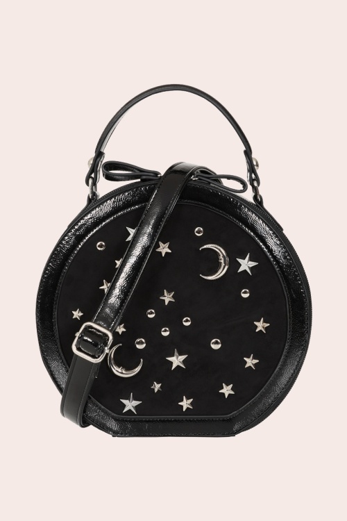 Banned Retro - Sac à main Starlight Sonata en noir 6