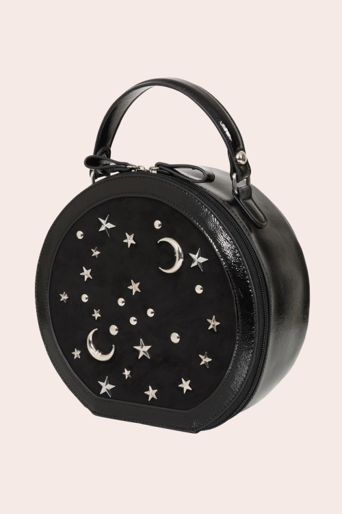 Banned Retro - Sac à main Starlight Sonata en noir 4