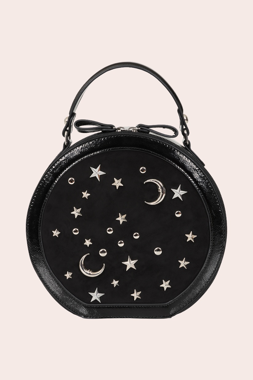 Banned Retro - Sac à main Starlight Sonata en noir