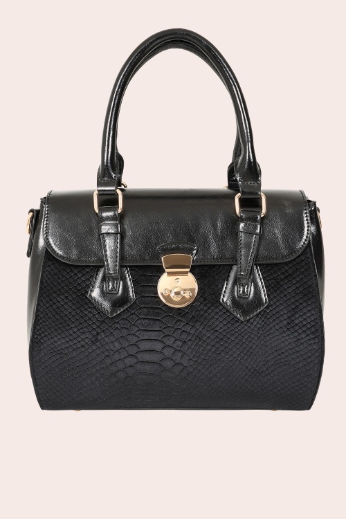 Banned Retro - Sac à main Grand Salon en noir