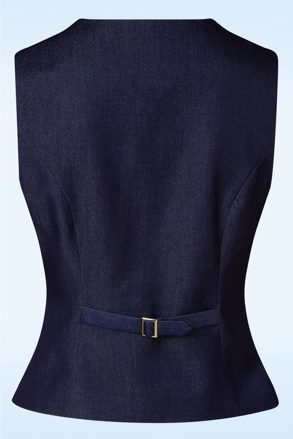 Topvintage Boutique Collection - Topvintage exclusive ~ Sylvie gilet in marineblauw 5