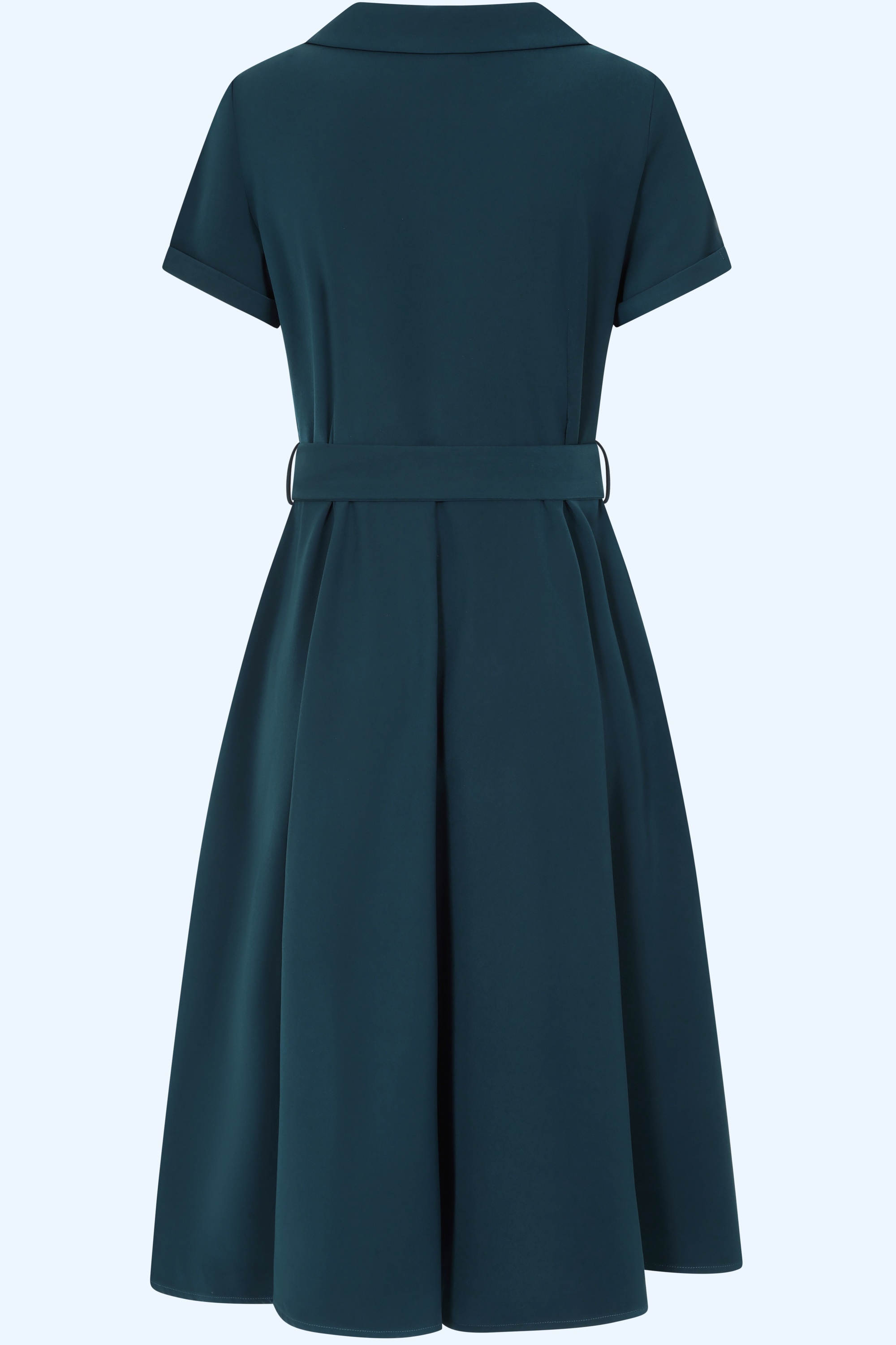 Topvintage Boutique Collection - Exclusivité Topvintage ~ Robe swing Ellie en bleu sarcelle 5