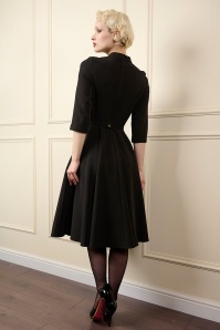 Banned Retro - Robe swing Kerry en noir 2