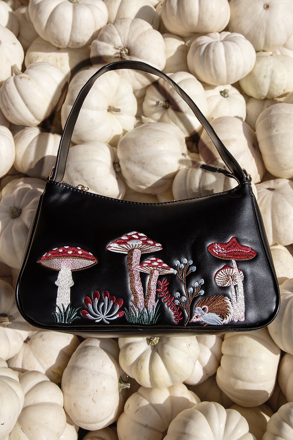Banned Retro - Sac à main Woodland Hippie Vibes en noir
