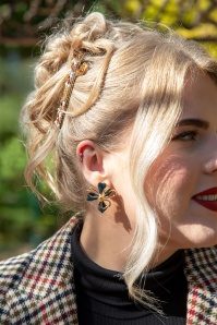 Day&Eve by Go Dutch Label - Petal Pop Earrings in Blue