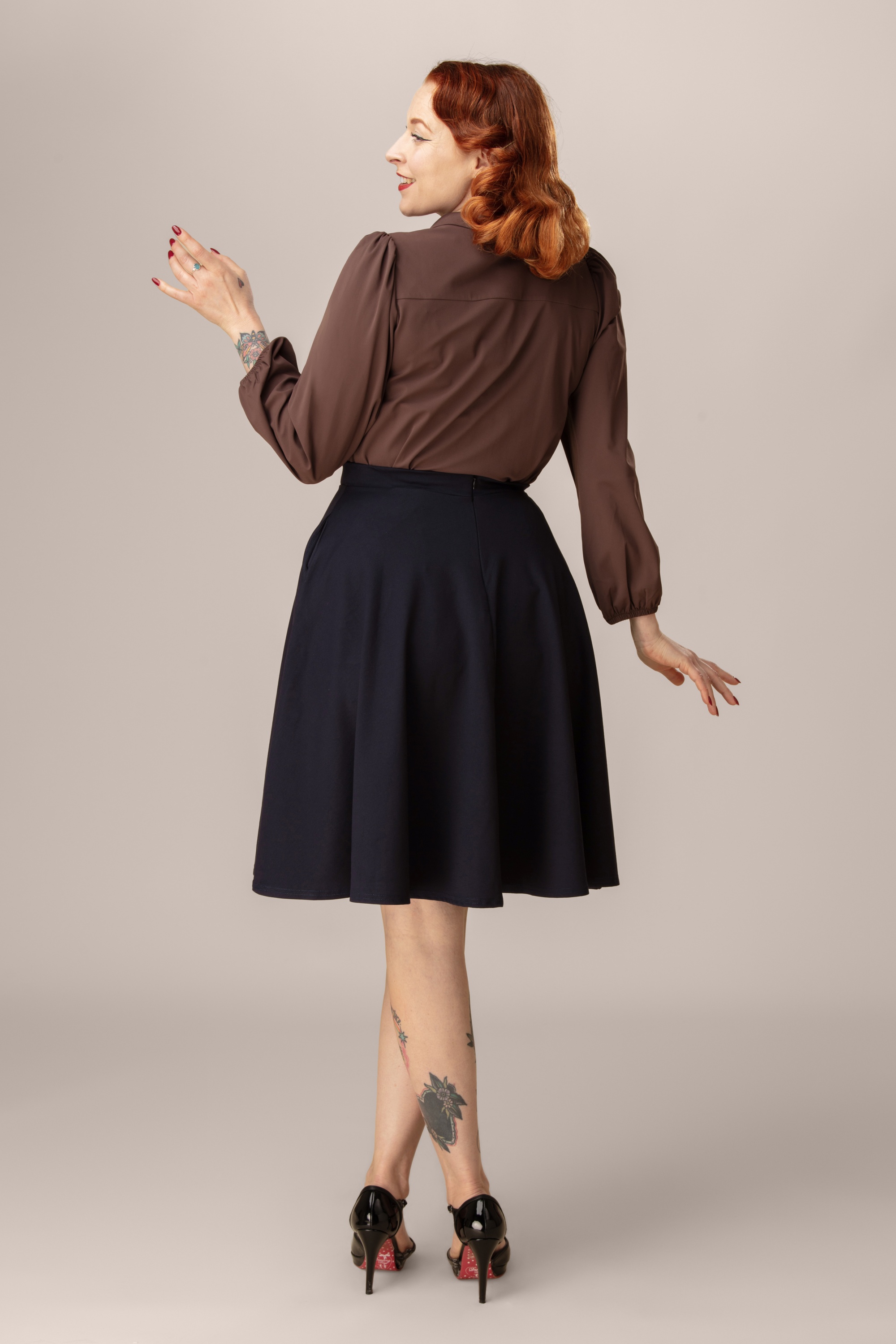 Vintage Chic for Topvintage - Exklusiv bei Topvintage ~ Sabine Swingrock in Dunkelblau 3