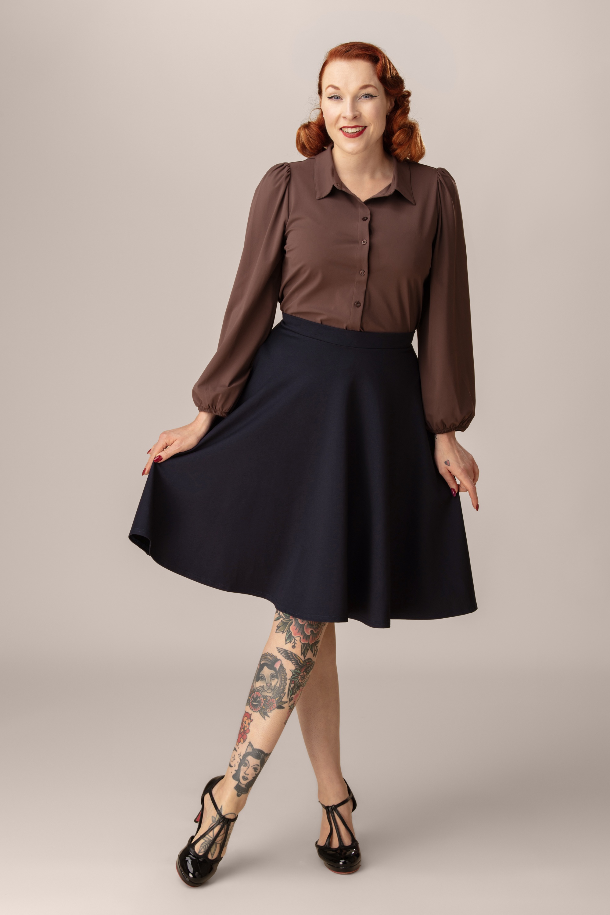 Vintage Chic for Topvintage - Exklusiv bei Topvintage ~ Sabine Swingrock in Dunkelblau 2