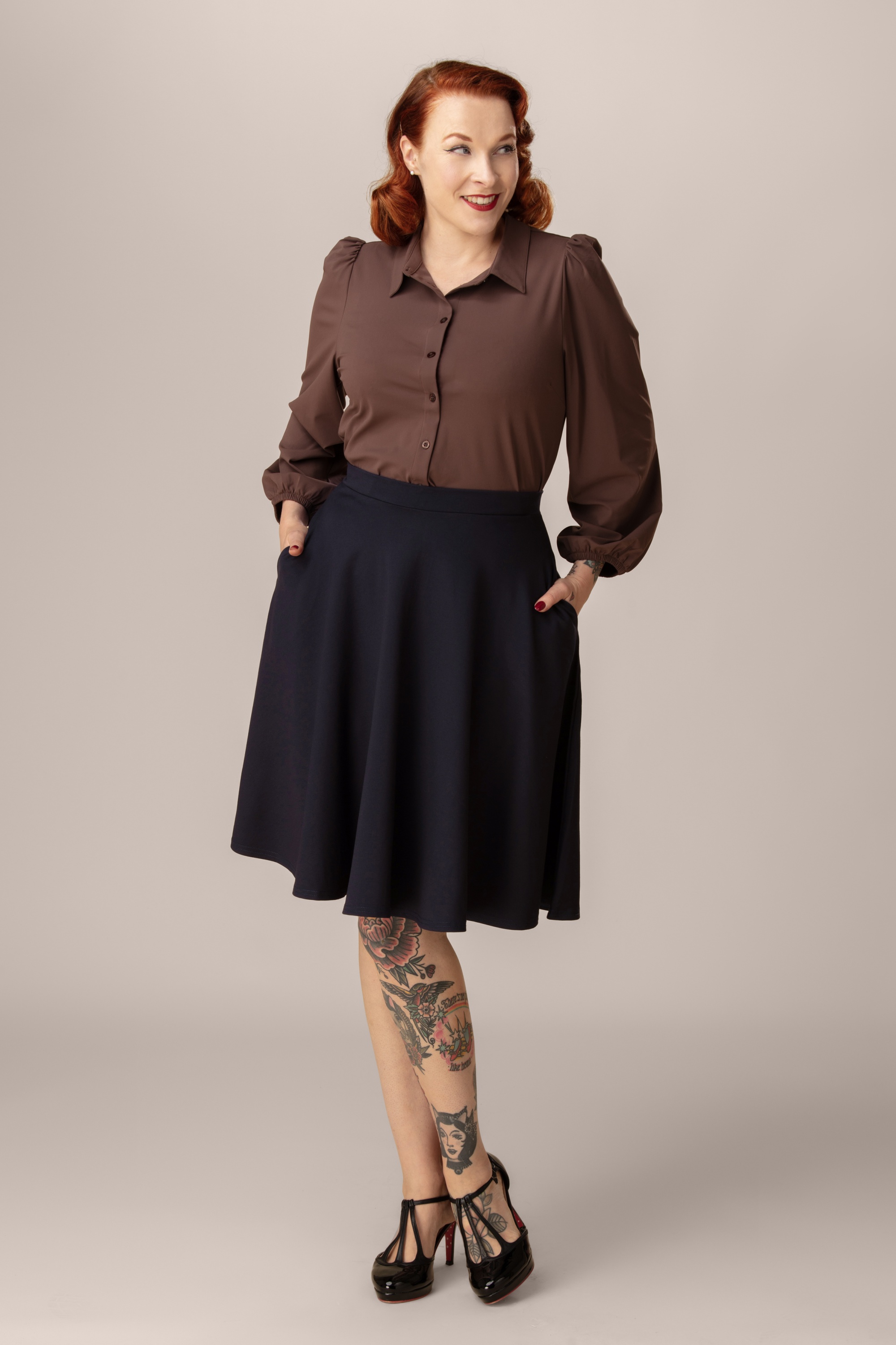 Vintage Chic for Topvintage - Exklusiv bei Topvintage ~ Sabine Swingrock in Dunkelblau