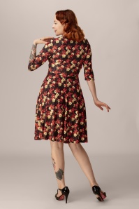Vintage Chic for Topvintage - Exklusiv bei Topvintage ~ Patricia Florales Swingkleid mehrfarbig 3