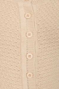 Banned Retro - Gilet en coton Fara en avoine 5