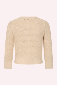 Banned Retro - Gilet en coton Fara en avoine 4