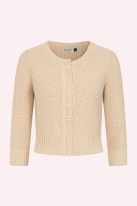 Banned Retro - Gilet en coton Fara en avoine 3