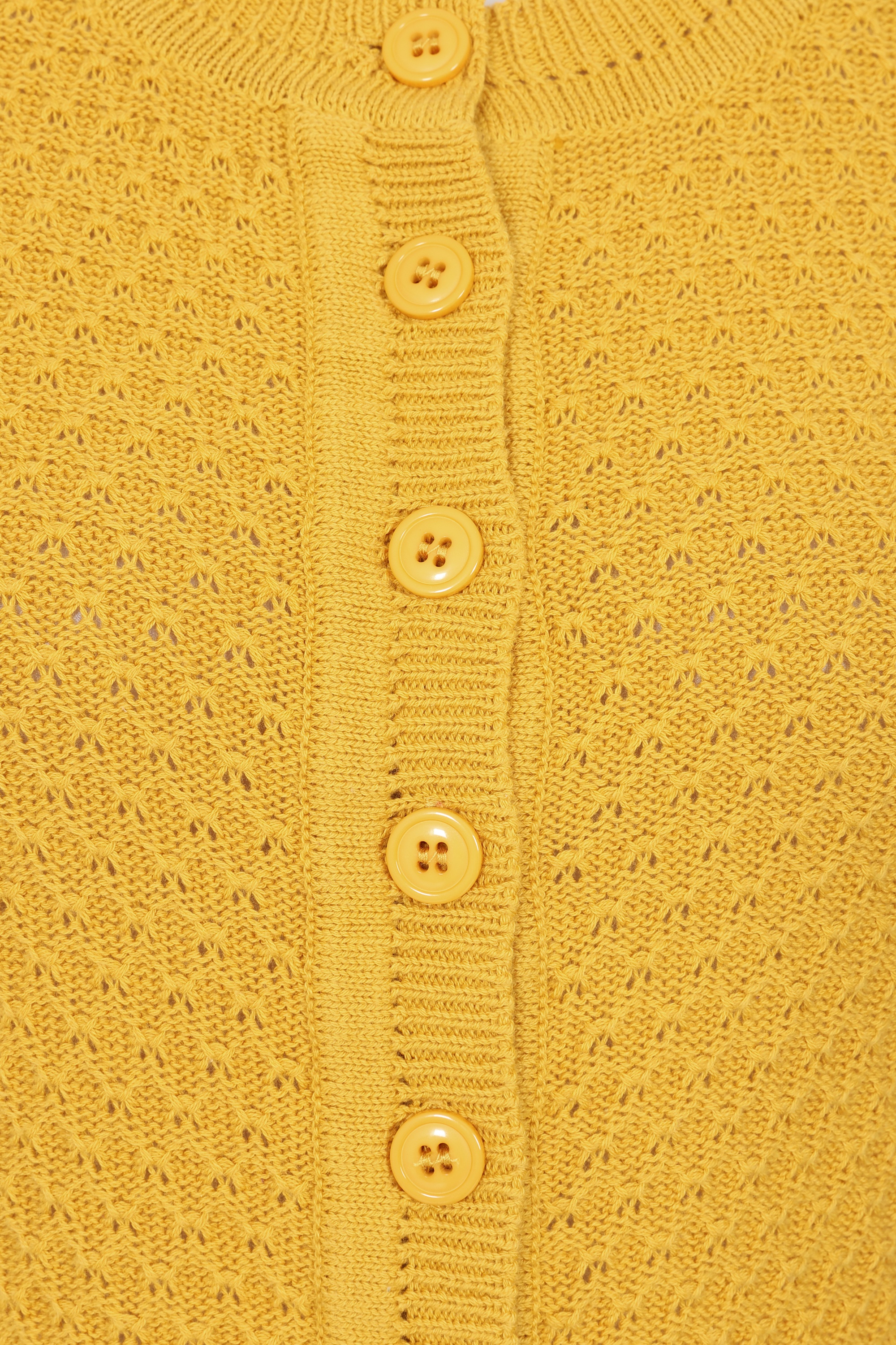 Banned Retro - Gilet en coton Fara en moutarde 3