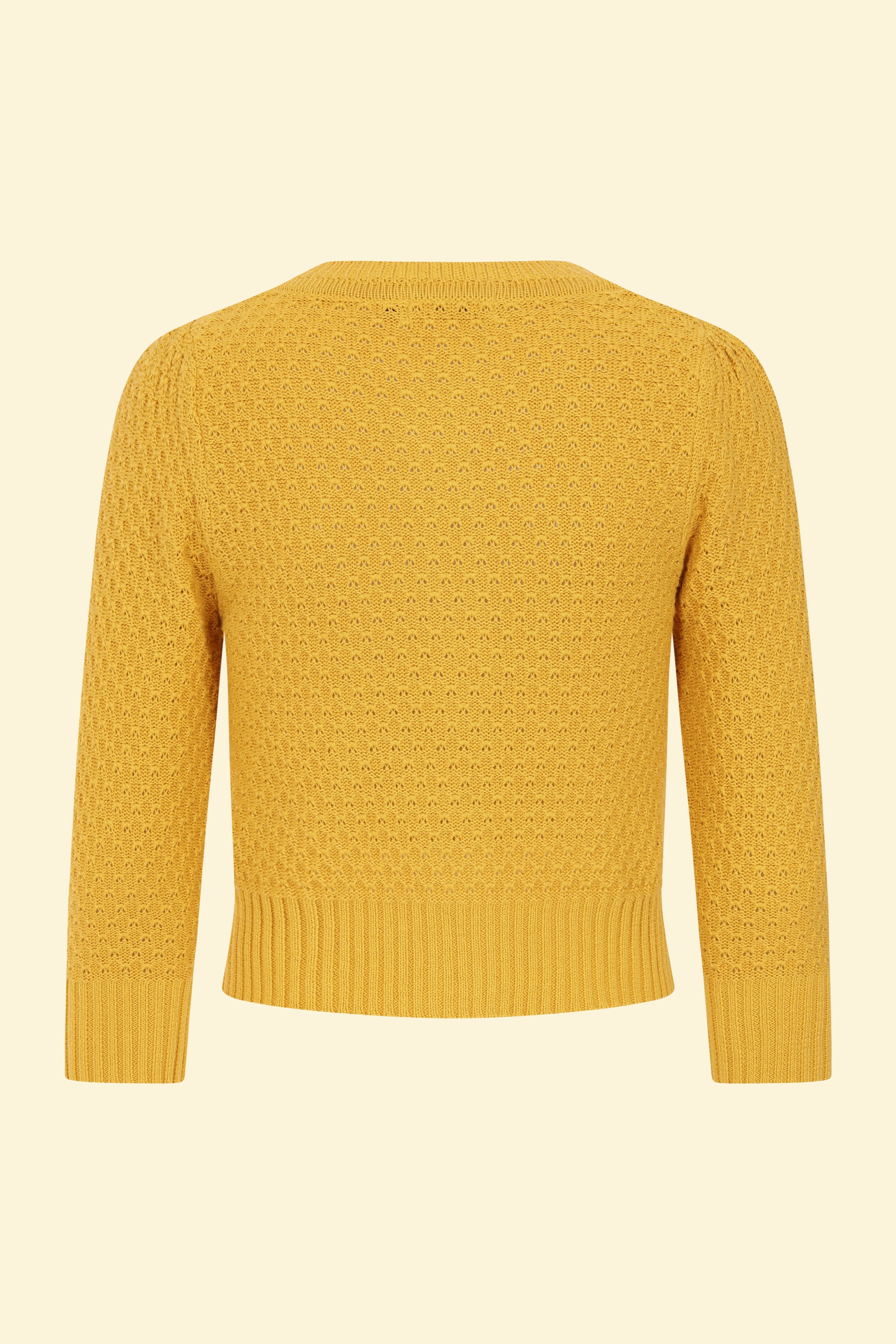 Banned Retro - Gilet en coton Fara en moutarde 2