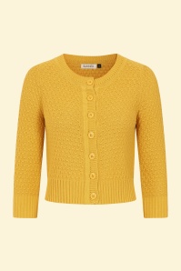 Banned Retro - Gilet en coton Fara en moutarde