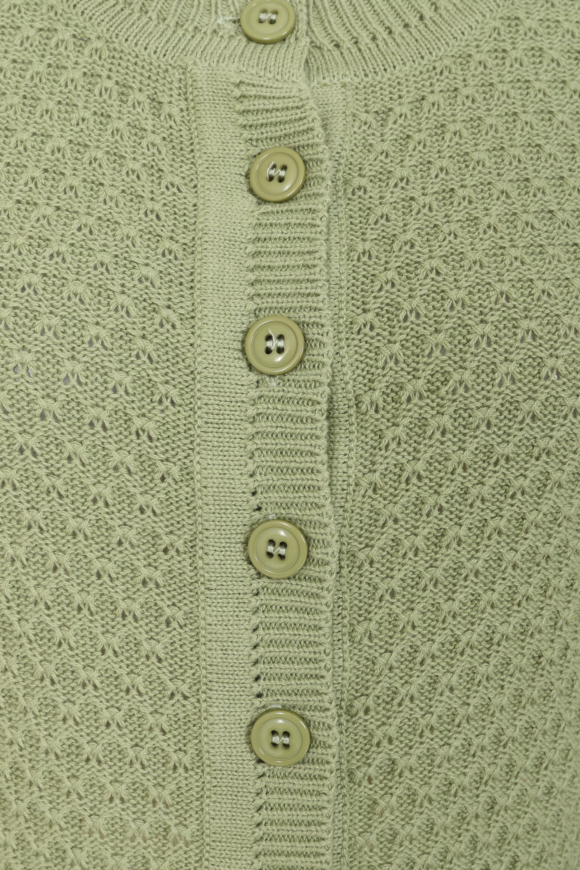 Banned Retro - Gilet en coton Fara en vert coquille d'œuf 3