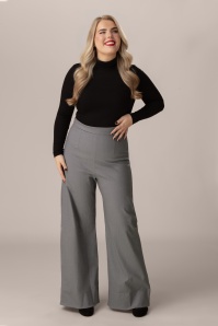Vintage Chic for Topvintage - Topvintage exclusive ~ Tara Tailored Comfort pantalon in grijs
