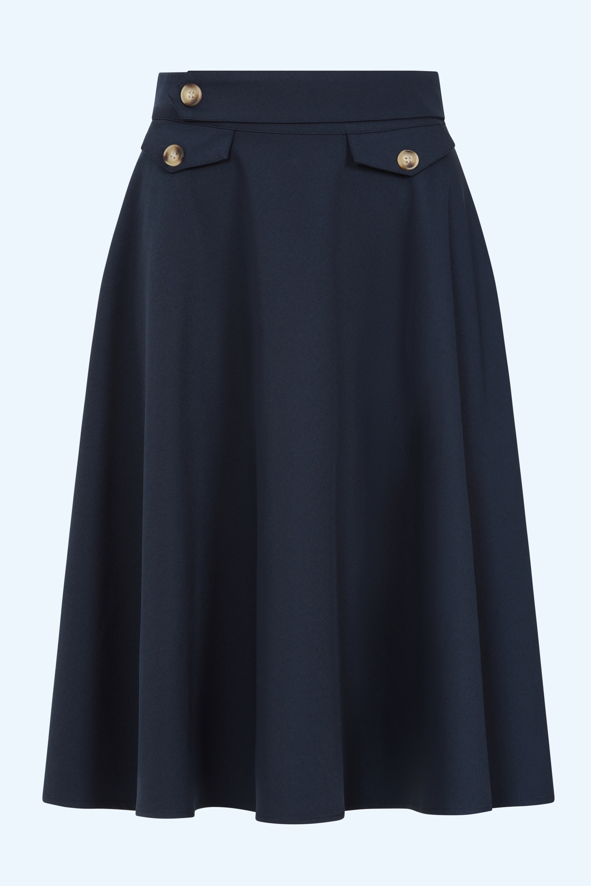 Banned Retro - Book Club swing rok in navy
