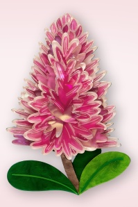 Erstwilder - Pink Mulla Mulla broche