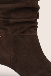 Tamaris - Bottes en daim Tanya en brun moka 4