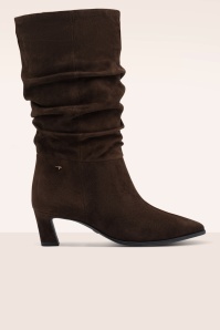 Tamaris - Bottes en daim Tanya en brun moka