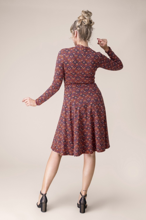 Blutsgeschwister - Shalala Tralala Kleid in Retro Glow 4