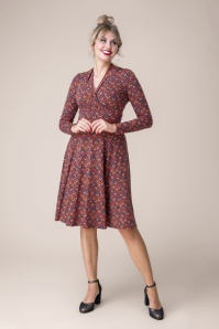 Blutsgeschwister - Shalala Tralala Kleid in Retro Glow