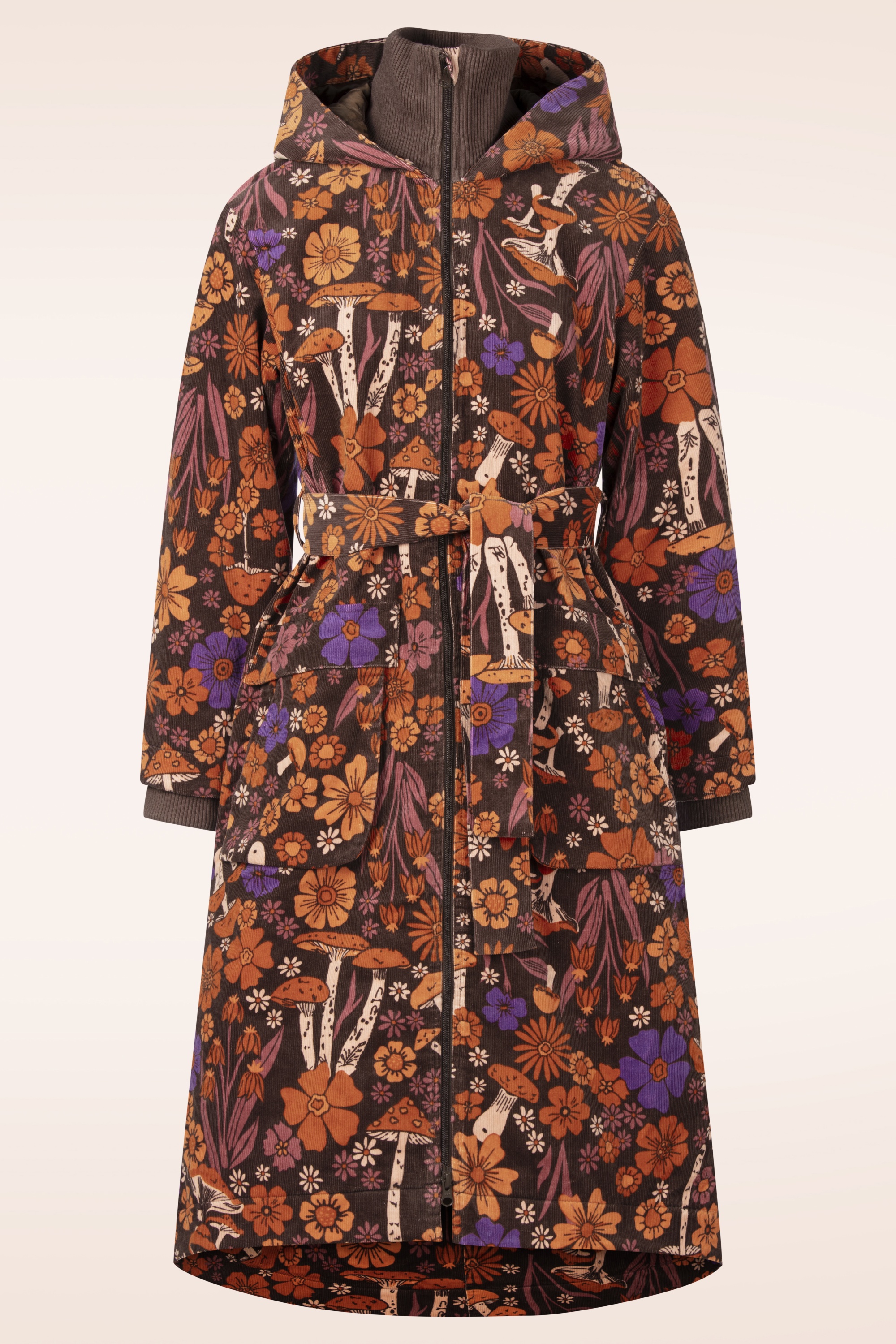 Blutsgeschwister - Veste d'hiver Parka Trenché en Vintage Heirlooms