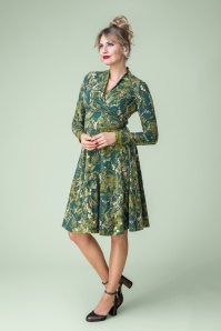 Blutsgeschwister - Shalala Tralala Kleid in Noble Brushstrokes Tapestry