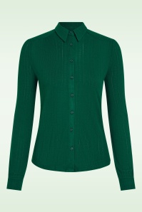 King Louie - Carina Vyne blouse in dennengroen 2