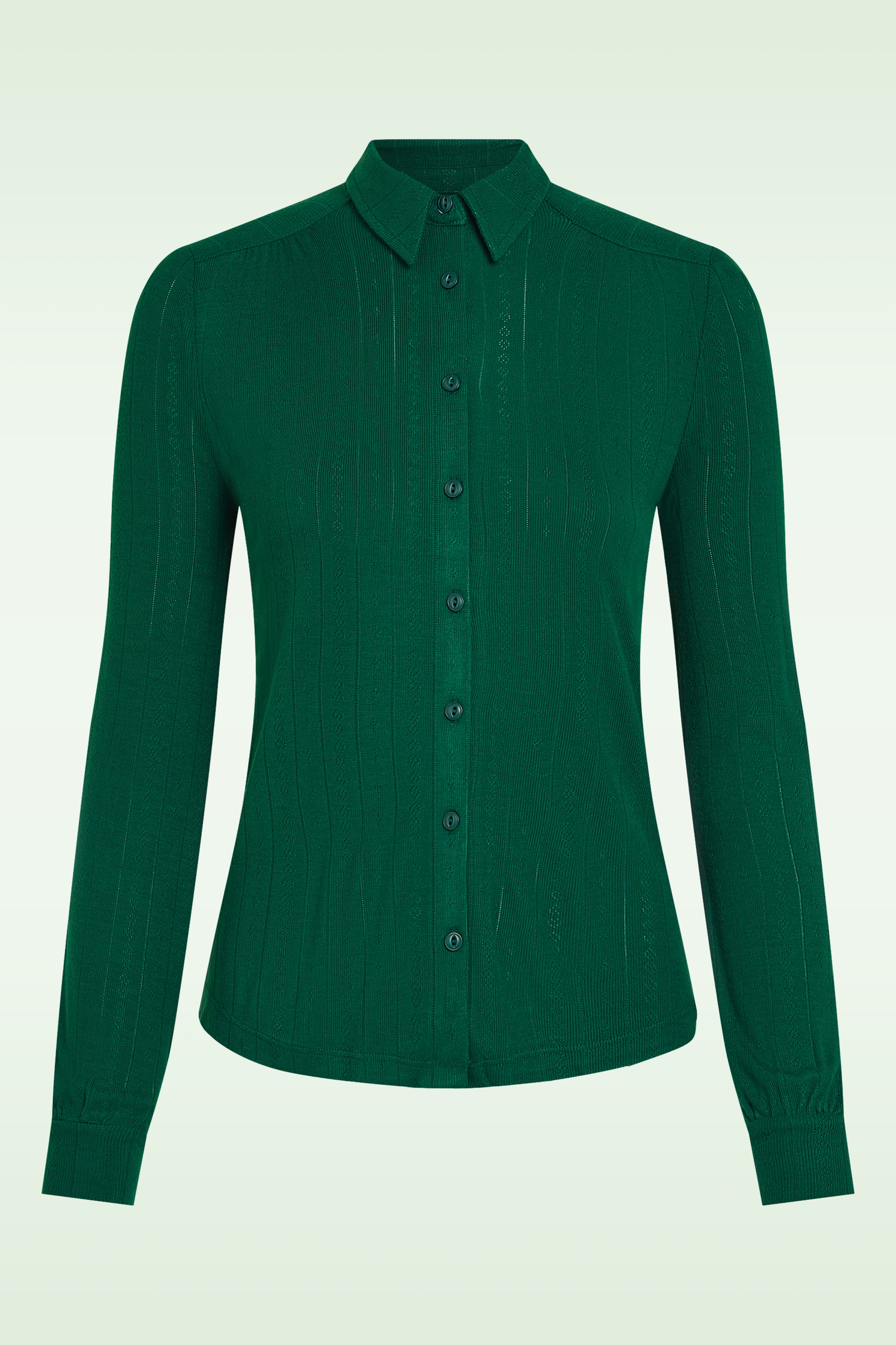 King Louie - Carina Vyne blouse in dennengroen 2