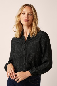 King Louie - Alicia Tilly blouse in zwart