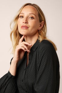 King Louie - Alicia Tilly blouse in zwart 3