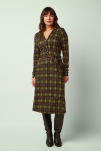 King Louie - Lola Timber Check jurk in multi