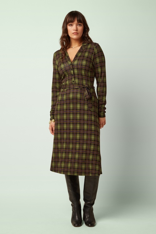 King Louie - Federica Timber Check broek in multi